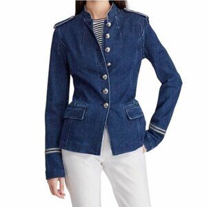 NWT Ralph Lauren BlueStar Denim Military Style Jacket 4